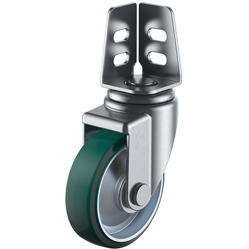 ユーエイ アングル 自在 キャスター ウレタン 車