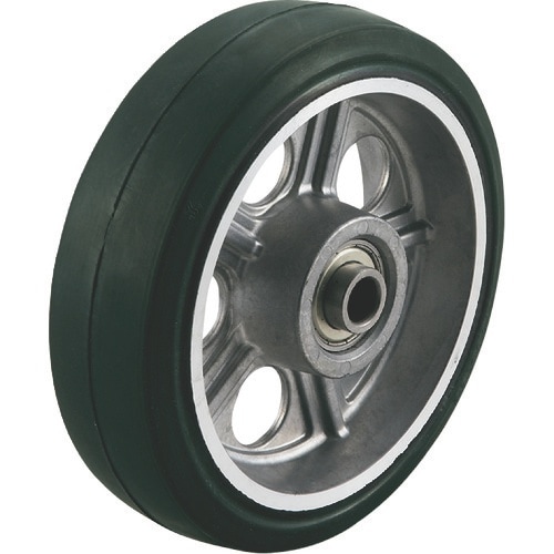 ユーエイ 200径アルミホイルゴム車輪