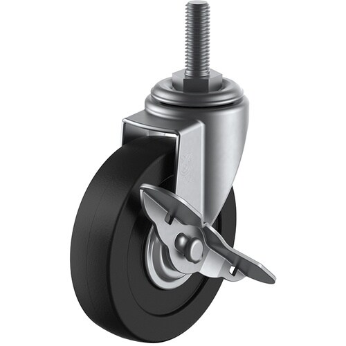 ユーエイ ねじ込み式 自在 ステンレスキャスター