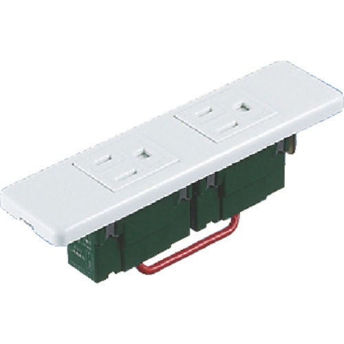 Panasonic 省スペース用埋込扉付接地ダブル