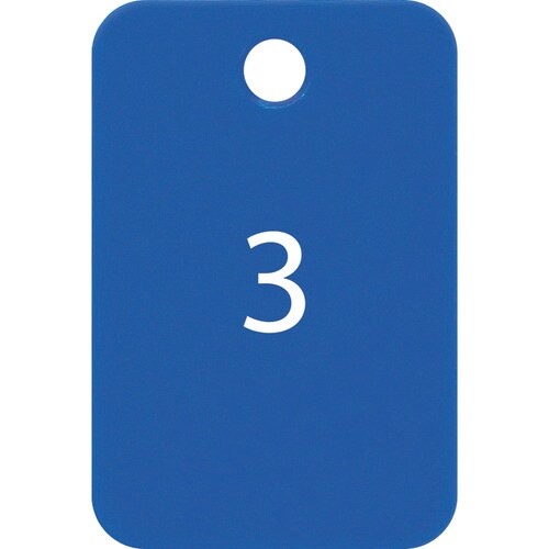OP 番号札 四角 大 番号入り1ー25 青 (2