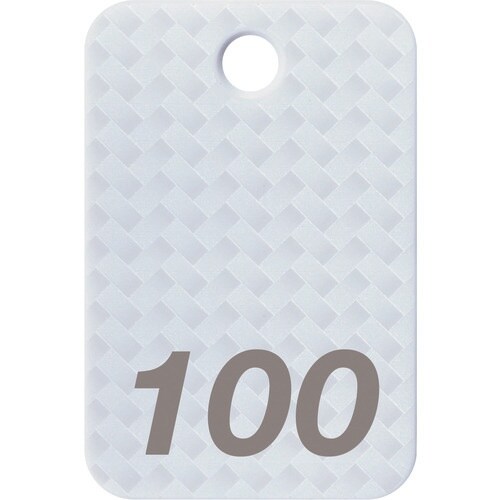 OP 番号札 四角 大 番号入り76ー100 白
