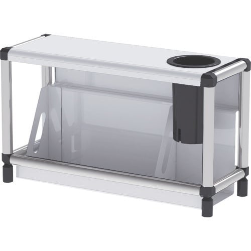 ぶんぶく 机下ラック ネオホワイト