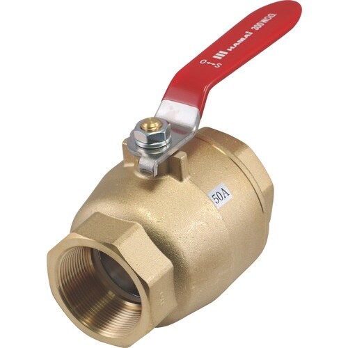 HAMAI 黄銅製禁油処理ボールバルブ(フルボア)