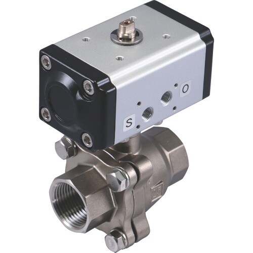 HAMAI ステンレス製空圧自動ボールバルブ(フル