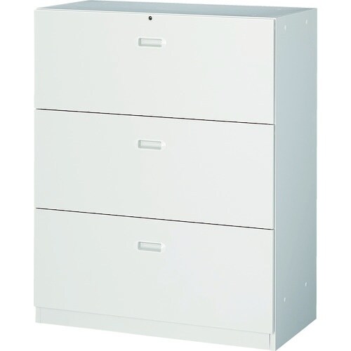 TRUSCO ユニット型壁面書庫 ラテラル3段 H