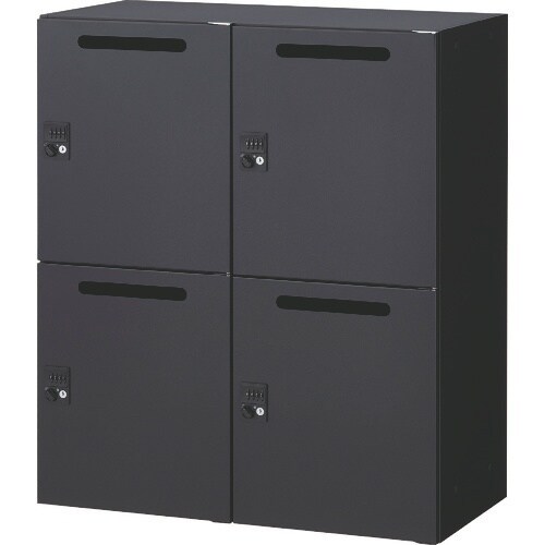 TRUSCO ユニット型壁面書庫 片開パーソナル2