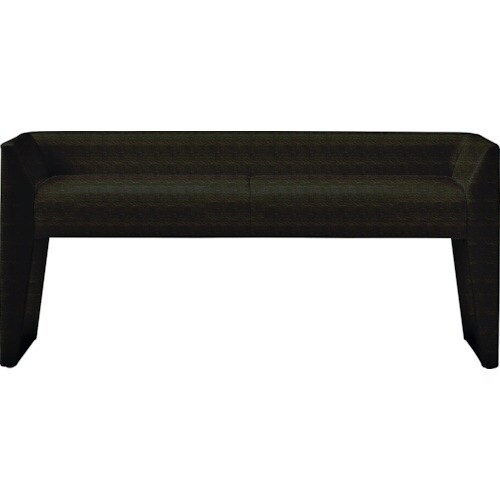 TRUSCO PVCレザー張り ロビーチェア 2人