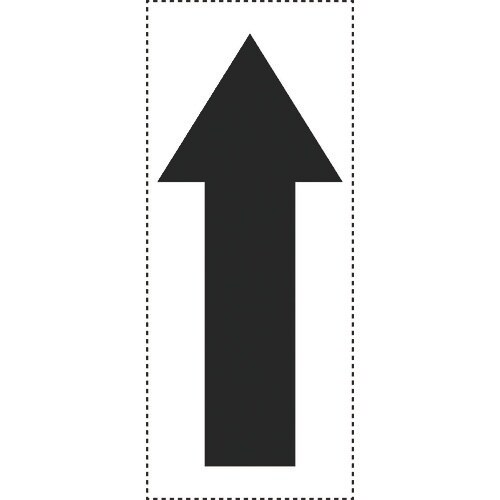 ユニット カッティング矢印 ダクト用