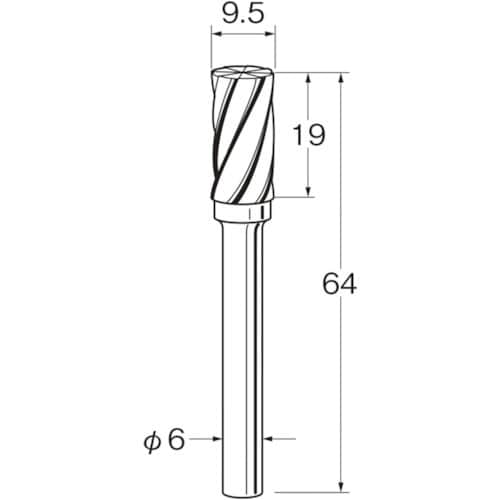 リューター 軽合金用超硬カッター