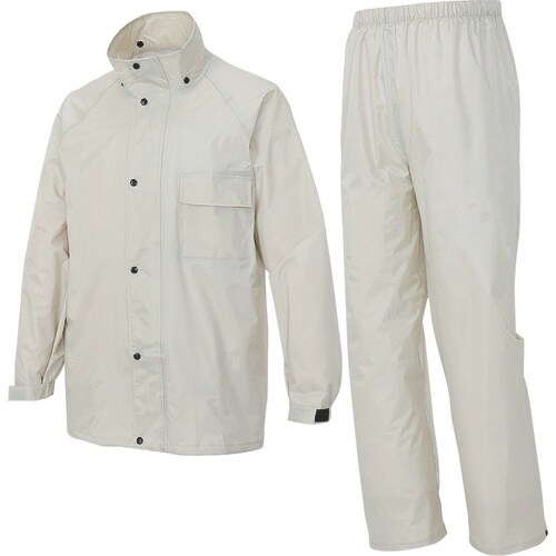 アイトス レインスーツ B−10 グレー L