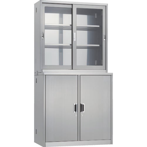TRUSCO SUS304 薬品庫 上下セット W