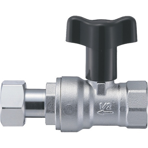 SANEI ナット付逆止付ボールバルブ