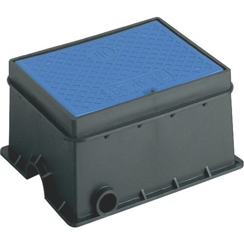 SANEI 散水栓ボックス(床面用)青フタ