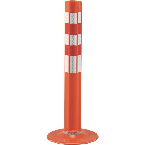 緑十字 ウェーブポスト(車線分離標) オレンジ W