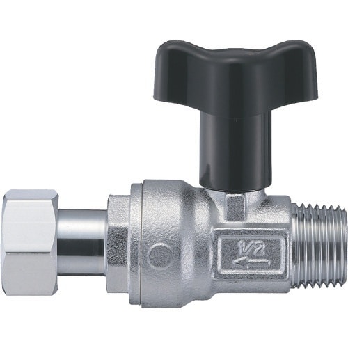 SANEI ナット付逆止付ボールバルブ