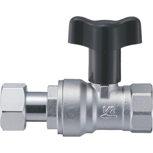 SANEI ナット付逆止付ボールバルブ