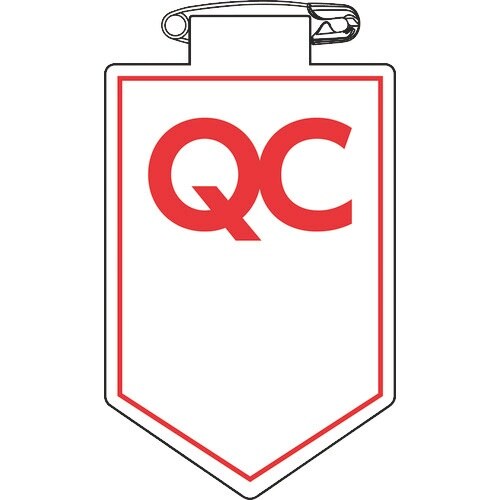 緑十字 ビニールワッペン(胸章) QCマーク 胸3