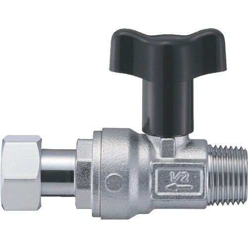 SANEI ナット付逆止付ボールバルブ