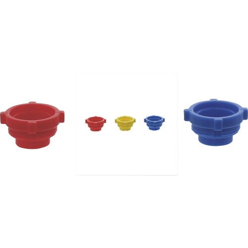 SIBATA 三色カラーキャップ 赤、青、黄 各1