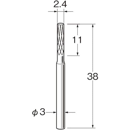 リューター チタンアルミナコーティング超硬カッター