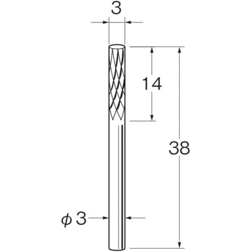 リューター チタンアルミナコーティング超硬カッター