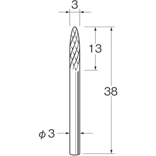 リューター チタンアルミナコーティング超硬カッター