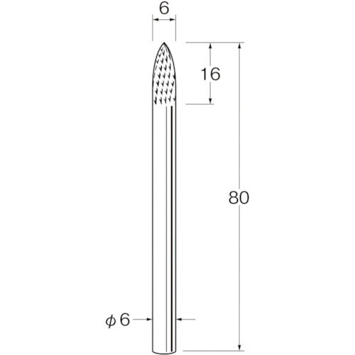 リューター ロングシャンク超硬カッター