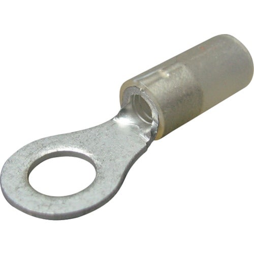 ニチフ 絶縁被覆付圧着端子(R形) 丸形 絶縁筒部