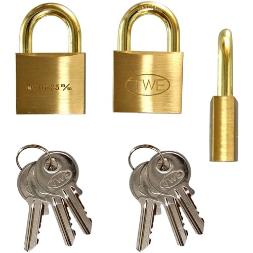 WAKI 同一キーシリンダー錠 40mm 2個付き