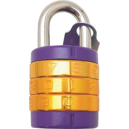 WAKI 丸文字合せ錠 23mm 3段