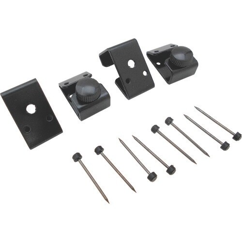 WAKI 固定P石こうボード用 黒 4個入り