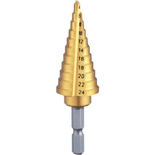 MARVEL チタンコーティングステップドリル(6