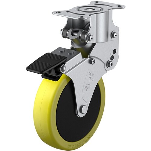 ユーエイ プレート式 固定 クッションキャスター