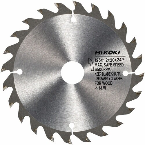 HiKOKI 一般木材用チップソー 125X0.8