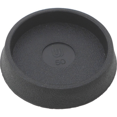 WAKI イスゴム 平置 黒丸 50ミリ 1個