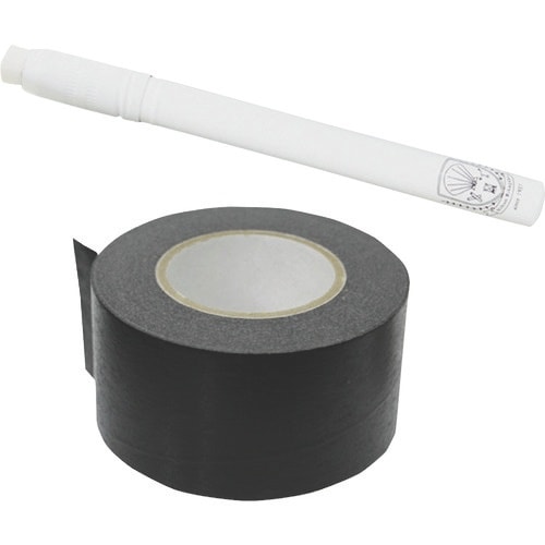 ダストレス テープ黒板30mm幅 黒