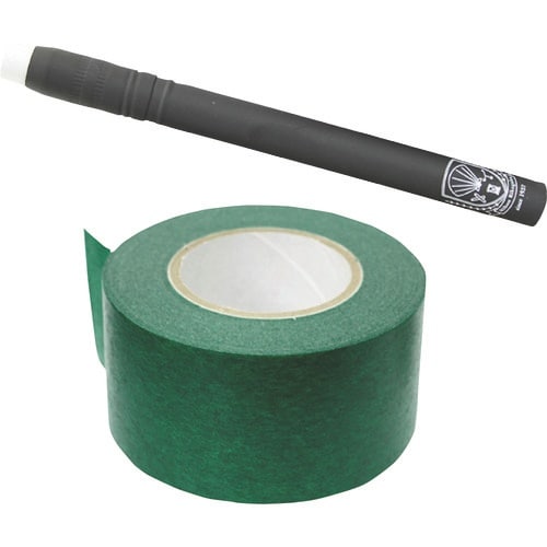 ダストレス テープ黒板30mm幅 緑