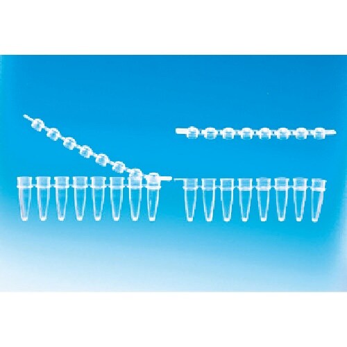 TGK PCR8連チューブ・キャップ付 0.2mL