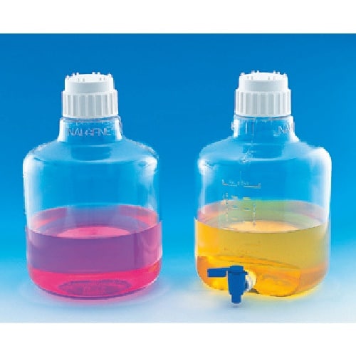 TGK 透明薬液びん 20L 活栓付き PC製