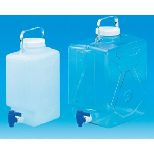 TGK 活栓付き角型びん 20L 高密度PE製