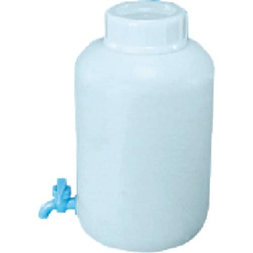 TGK 広口下口瓶 活栓付 PE製 10L