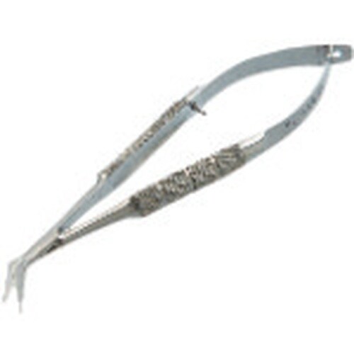 TGK マイクロ剪刀 100mm 直刀 横アングル