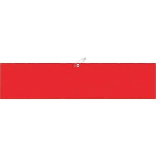 つくし 高輝度反射腕章 無地 赤