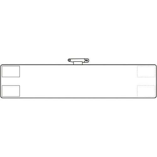 ユニット 腕章 白