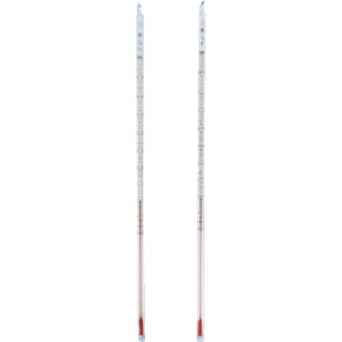 TGK フッ素樹脂被覆温度計 赤液 −50−50℃