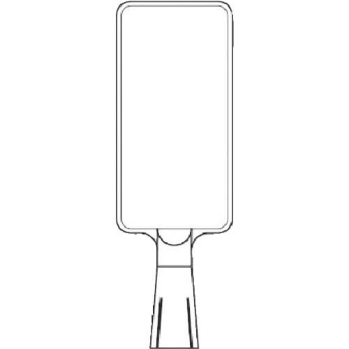 つくし コーンサインスタンド タテ型片面 −無地−