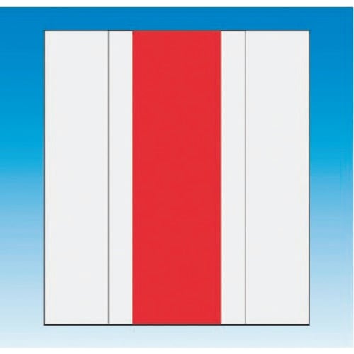 つくし 資格者表示ゼッケン前面用 レッド無地