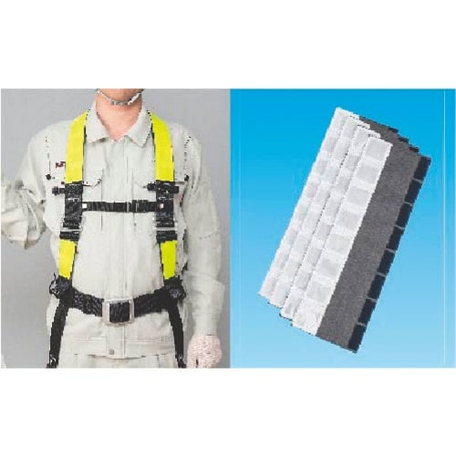 つくし フルハーネス安全帯用反射帯 シルバー (4