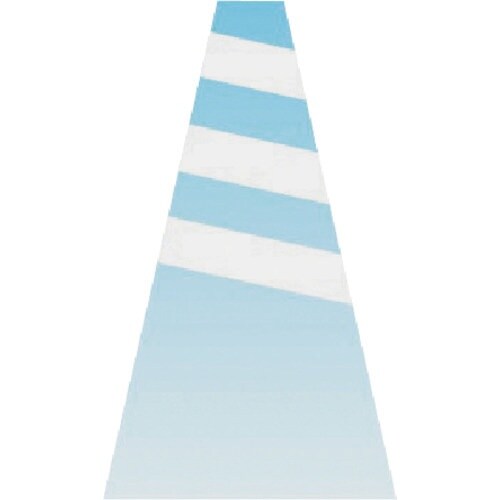 つくし カラーコーンカバー(透明タイプ)白反射テー